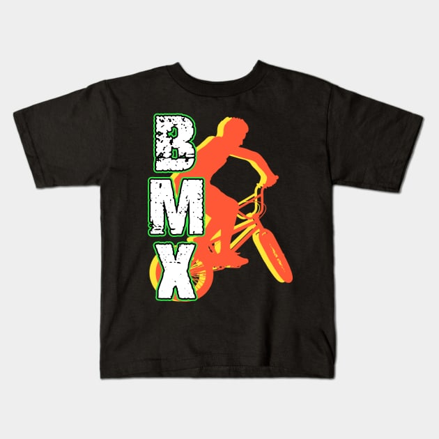 BMX Kids T-Shirt by Shirtrunner1